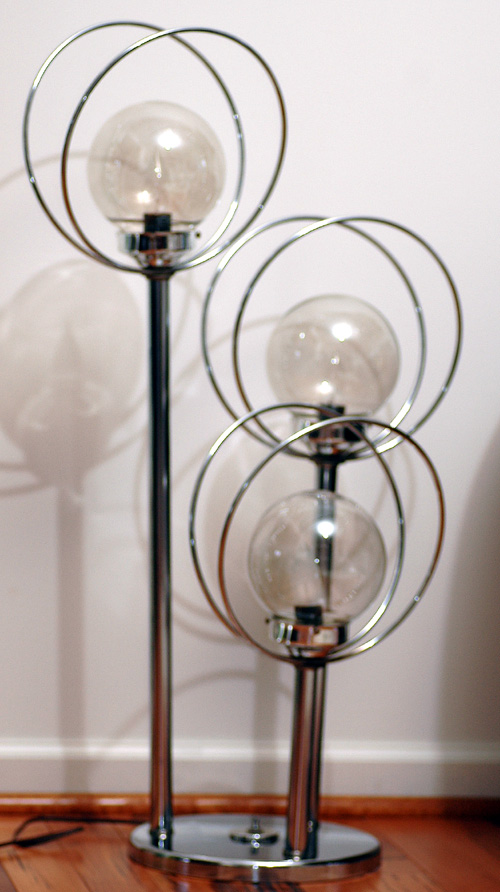 Chrome 1970s Floor Lamp