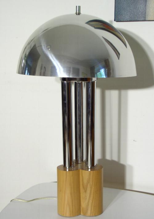 Panton Style Chrome Lamp