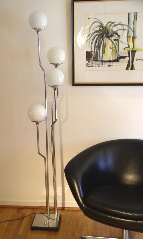Vintage Chrome Reggiani Lamp