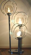 Chrome 1970s Floor Lamp
