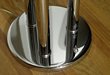 Italian Chrome and Murano Floor Lamp
