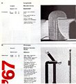 1966 Italian Longobarda lamps designed by Marcello Cuneo made by Gabbianelli