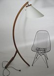 Danish Modern Teak Arch Lamp