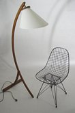 Danish Modern Teak Arch Lamp