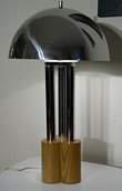 Panton Style Chrome Lamp