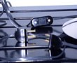 French Black & Chrome Table Lamp Pair