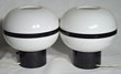 MOD Black and White 70s Lamp Pair