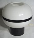 MOD Black and White 70s Lamp Pair