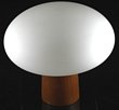 Laurel teak Mushroom Lamp