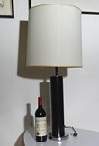 Nessen Black & Chrome Table Lamp