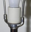 Nessen Black & Chrome Table Lamp