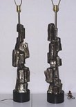 Paul Evans Style Laurel Lamps