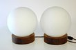 Teak Globe Lamps