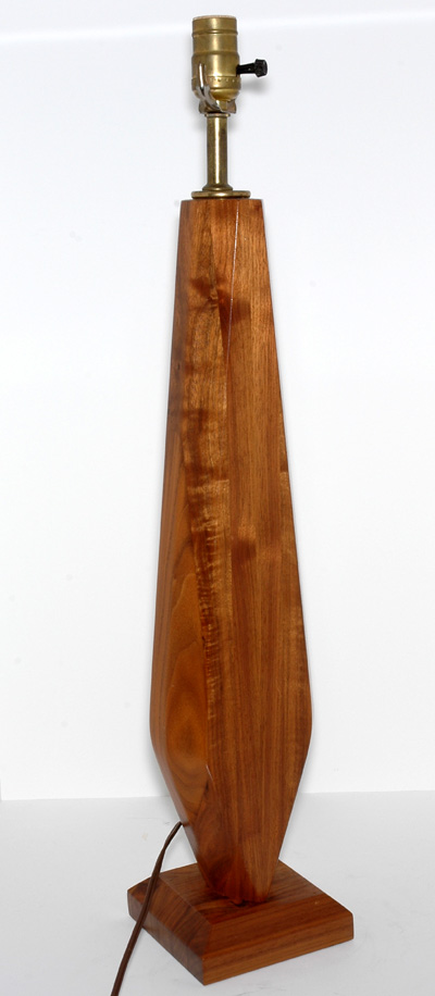 Walnut Table Lamp
