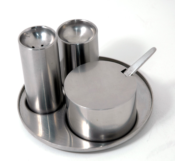 Arne Jacobsen Stelton Salt Pepper and Mustard set