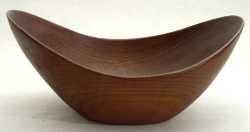 Teak Biomorphic Bowl