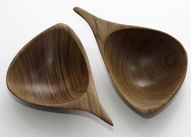 Emil Milan Emilan Teak Bowls