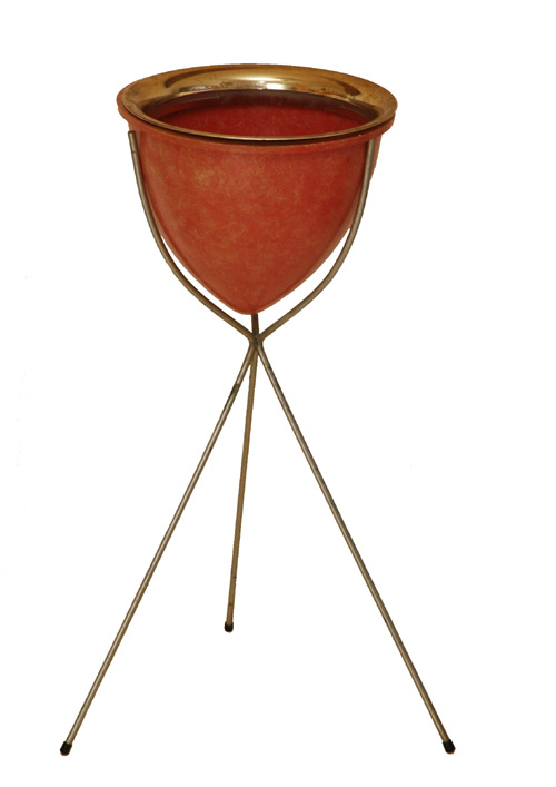 Tall Fiberglass Bullet Planter