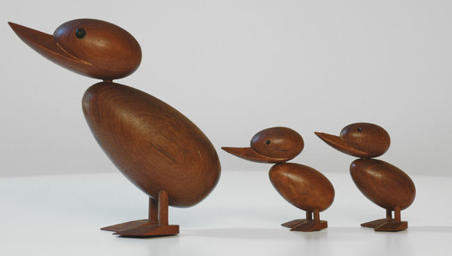 Teak Duck Family