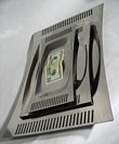 Eight Swedish Stainless Steel Server Trays