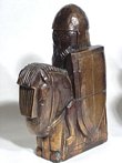 Bronze Dipped Knight on Horse Bookends