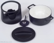 Bertil Vallien for Dansk Cast Iron Fondue Set