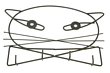 Cat Face Key Ring Holder
