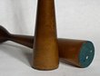 Walnut Danish Modern Candlestick Pair