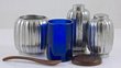 Just Andersen Pewter Salt Pepper and Mustard Condiment Set