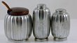 Just Andersen Pewter Salt Pepper and Mustard Condiment Set