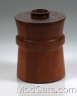 Unsigned Large Danish teak ice bucket 1.