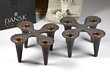 Dansk Cast Iron Candlestick Pair