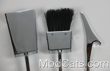 Alessandro Albrizzi chrome and lucite fire set