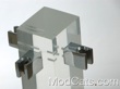 Alessandro Albrizzi chrome and lucite fire set