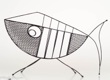 Vintage Weinberg Style Metal Fish Magazine rack