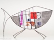 Vintage Weinberg Style Metal Fish Magazine rack