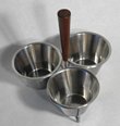 Swedish Stainless Condiment Bowls