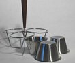 Swedish Stainless Condiment Bowls