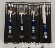 Bjorn Wiinblad 36 piece Grill Blue flatware set