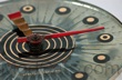 Higgins Art Glass GE Clock