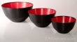 Set of 3 Husqvarna Borstfabrik Signatur series Bowls