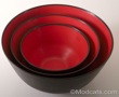 Set of 3 Husqvarna Borstfabrik Signatur series Bowls