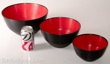 Set of 3 Husqvarna Borstfabrik Signatur series Bowls