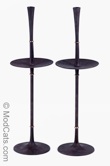 Dansk IHQ Tall Cast Iron Candlestick Pair