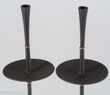 Dansk Jens Quistgaard IHQ Tall Cast Iron Candlestick Pair