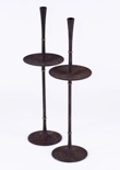 Dansk IHQ Tall Cast Iron Candlestick Pair