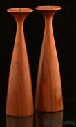 Turned Teak Candle sticks