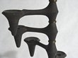 Dansk Jens Qustgaard Cast Iron Candlestick