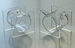 Lucite Acrylic Creamer and Sugar Set