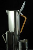 1960s Lundtofte (Denmark) stainless steel coffee set